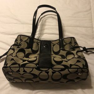 Authentic Coach purse and matching wallet